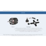 Motore a T At2814 900Kv 1050Kv 1200Kv 800W Brushless piccolo motore elettrico aereo Rc